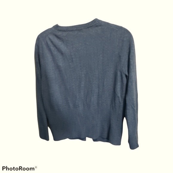 LOFT Charcoal Gray Women's Cardigan Sweater - Picture 3 of 6